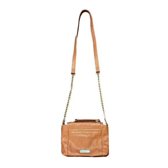 Steve Madden Hobo Cross Body w/Chain Purse Handbag Bag Brown Tan - Picture 1 of 7